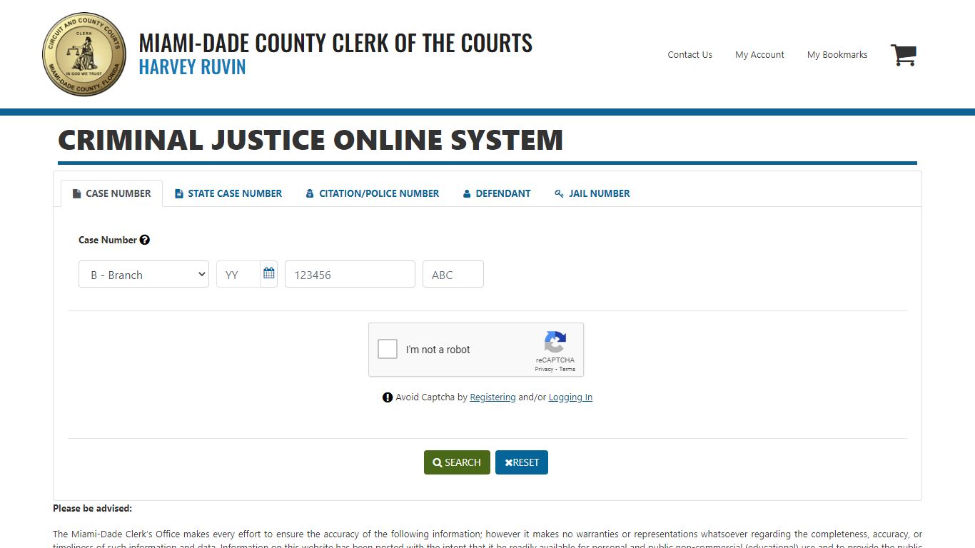 Miami-Dade County Clerk Criminal Justice and Civil ...